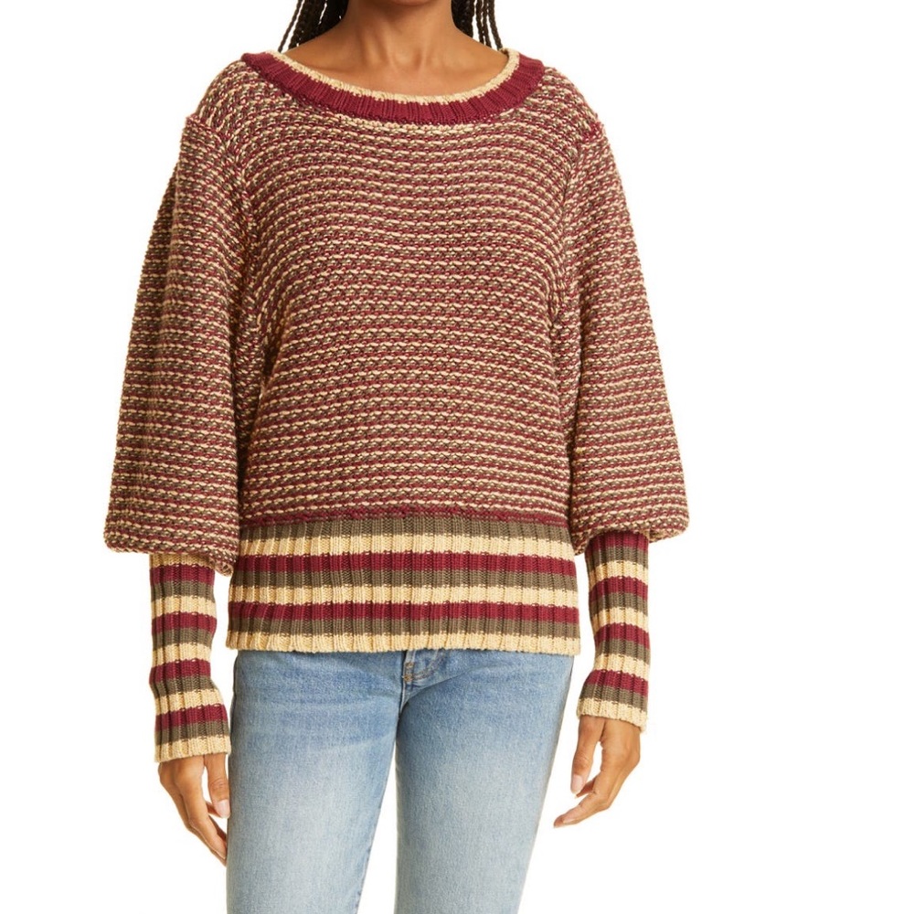 Ramy Brook Hadar Balloon Sleeve Sweater- Brand New With Tags- Retails for $345